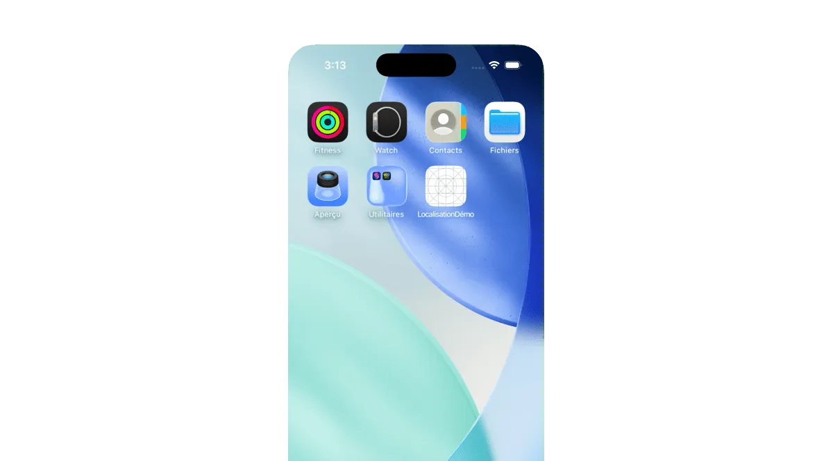 Localized app name on home screen